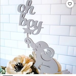 Laserworx Elephant Cake Topper